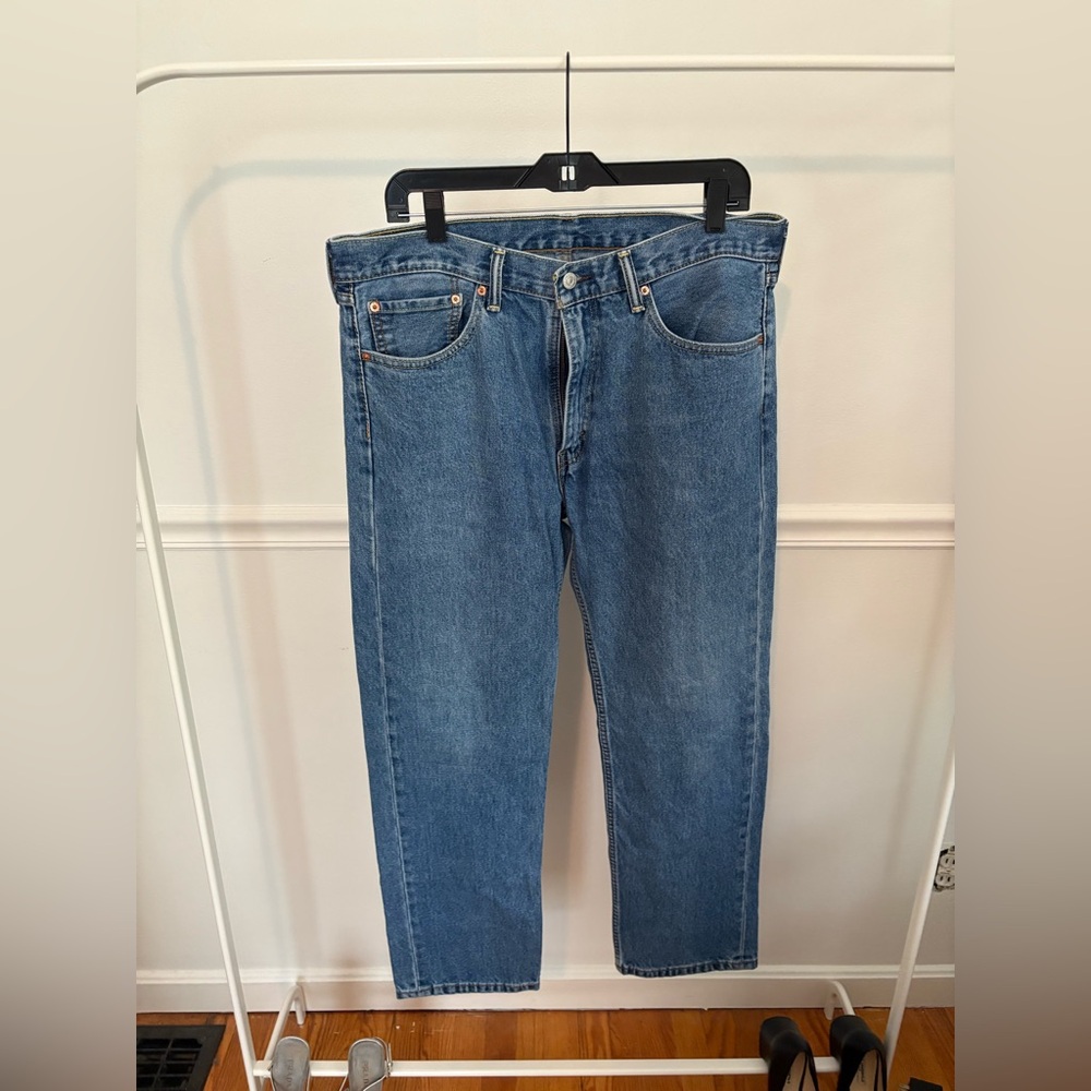 Levi's Blue Straight Leg Jeans Classic Fit